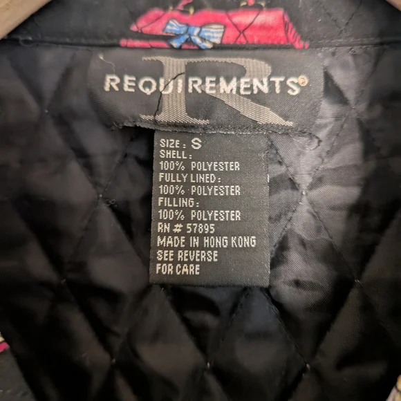 Vintage Colorful Women's Jacket with Purse Print - Picture 5 of 5